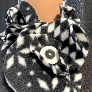 Handmade fleece scarf